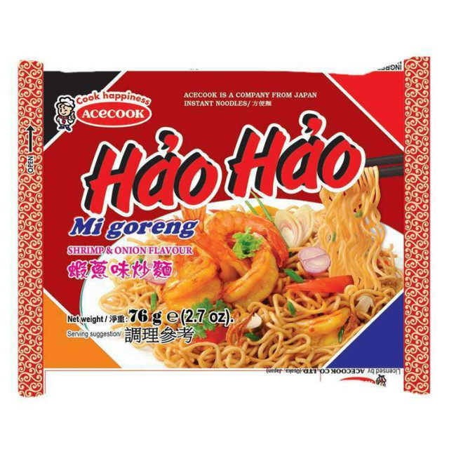 Mì xào tôm hành ACECOOK Hảo hảo (76g*30 gói)
