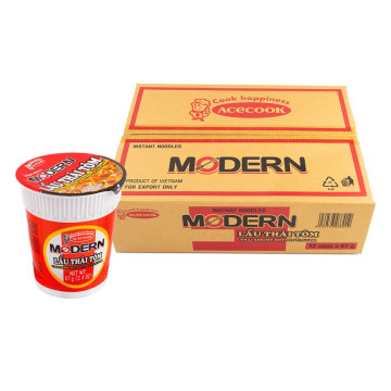 Mì Ly Lẩu Thái Acecook Modern, 12 Ly 67 g