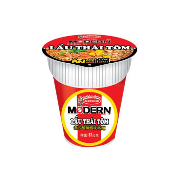 Mì Ly Lẩu Thái Acecook Modern, 12 Ly 67 g