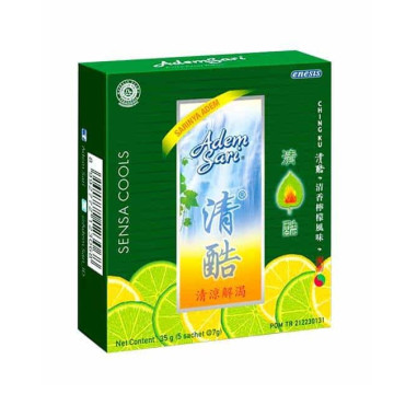 Adem Sari Sparkling Lime hộp 7g × 5 gói