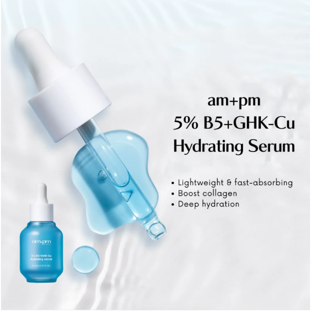 Serum dưỡng ẩm ampm 5% B5+GHK-Cu