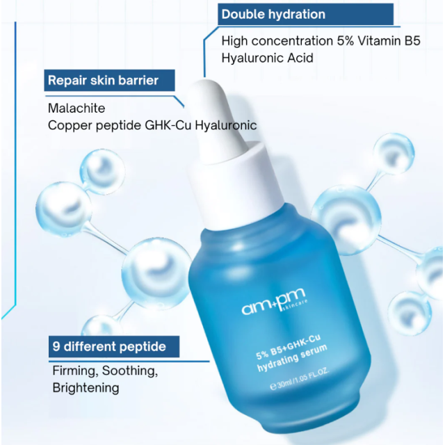 Serum dưỡng ẩm ampm 5% B5+GHK-Cu