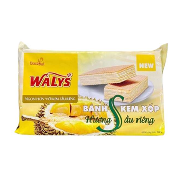 BISCAFUN WALYS Bánh xốp vị sầu riêng (200g)