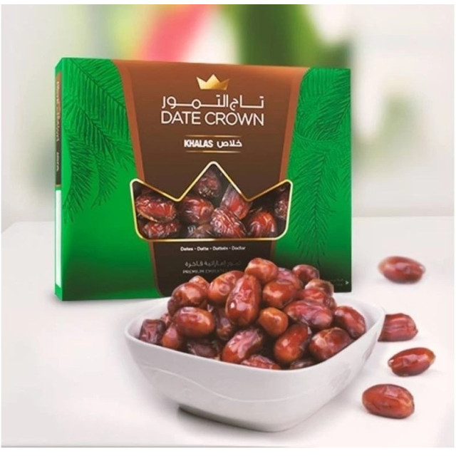 Chà là Kurma Date Crown Khalas 250g đóng gói hút chân không nhiệt (dạng lớn)