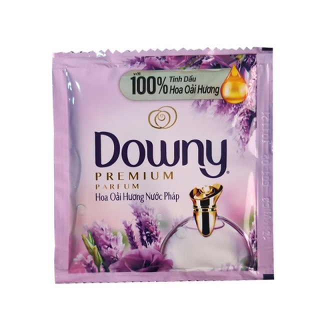 DOWNY Nước xả vải Hương Hoa Oải Hương Gói tiện lợi (12 gói * 18ml)