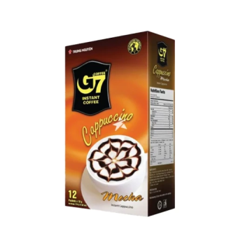 G7 Cappuccino Mocha – Hộp 18g × 12 que