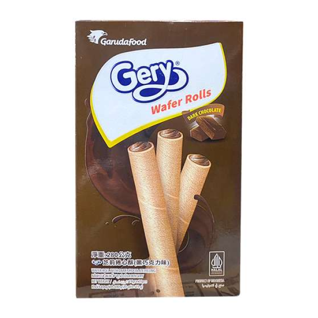 Garudafood Gery Bánh quế cuộn cacao đen đậm đà (14g*20)