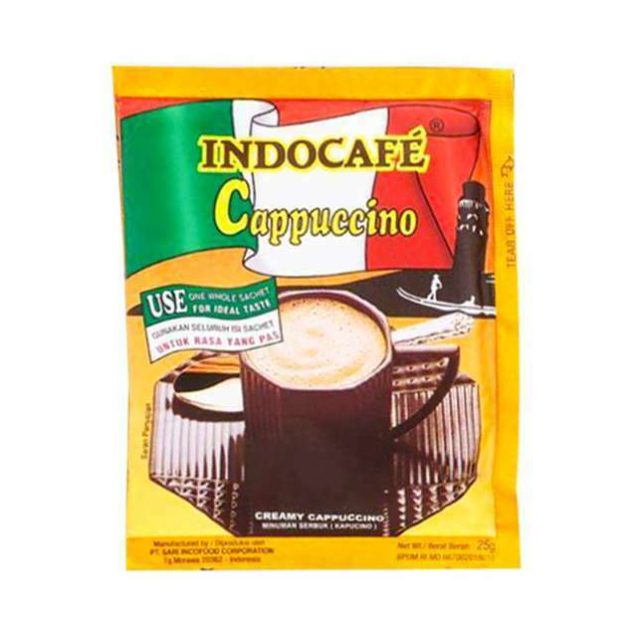 Cà phê cappuccino INDOCAFE (25g x 10 gói)