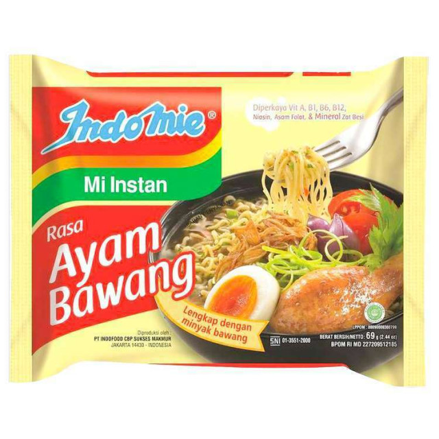 Mì ăn liền vị gà hành tây Indomie (69g*40gói)