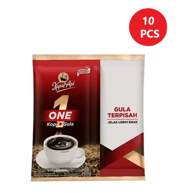 Cà phê hòa tan Kapal Api Mix One - cà phê và đường tách riêng - 23g x 10 gói