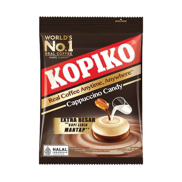 Kẹo cà phê Cappuccino Kopiko 3.5g x 50 viên