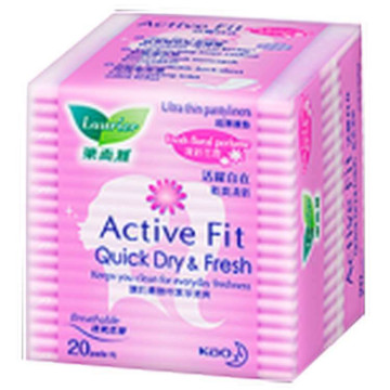 Băng vệ sinh hằng ngày LAURIER (Hồng) (Hương hoa) (20 miếng (30g)) – FL027