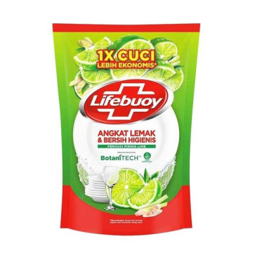 Nước rửa chén Lifebuoy Lime BotaniTech túiเติม 650ml