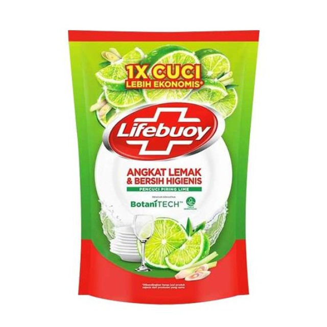 Lifebuoy 青檸 BotaniTech 洗潔精補充裝（650毫升）