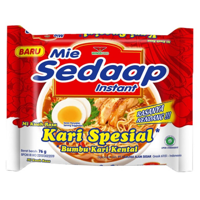 Mie Sedaap Mì vị gà cà ri đặc biệt (75g x 40 gói)