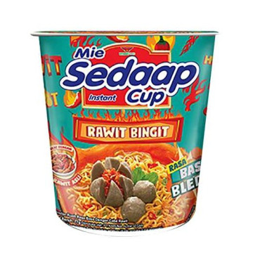 Mie Sedaap Mì ly vị bò cay (77g)