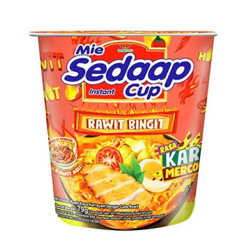 Mie Sedaap Mì ly vị cà ri cay (79g)