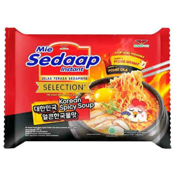 MIE SEDAAP Mì nước vị cay thơm (77g)