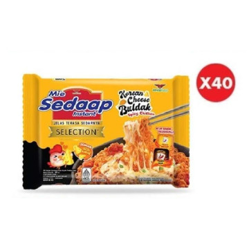 MIE SEDAAP Mì xào vị gà cay kiểu Hàn Quốc (87g x 40 gói)