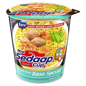 MIE SEDAAP Mì ly viên bò (77g)