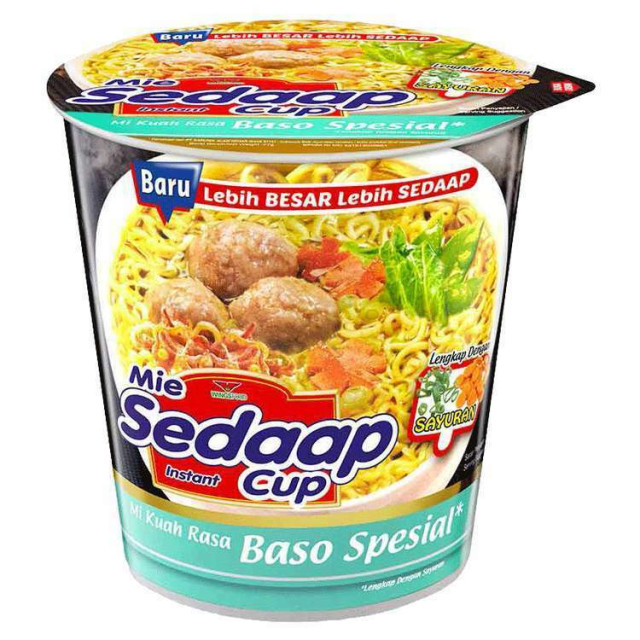 MIE SEDAAP Mì ly viên bò (77g)