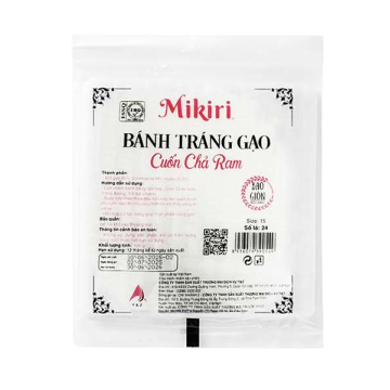 Bánh Tráng Cuốn Chả Ram Mikiri 100g