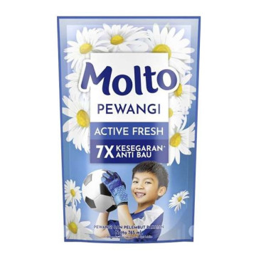 Nước xả vải Molto Pewangi Active Fresh Floral Bliss 765 ml