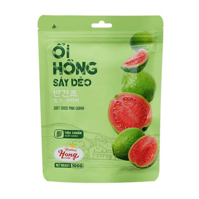 Madam Hong Ổi ruột đỏ sấy dẻo (100g)