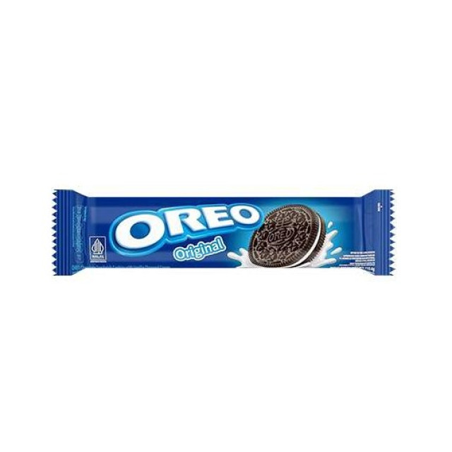 OREO 奧利奧香草奶油夾心餅乾 161.5 克－巧克力餅乾搭配香草風味奶油夾心