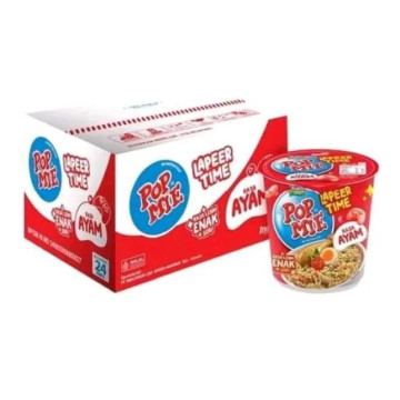 POP MIE Mì ly vị gà (75g x 24 Ly)