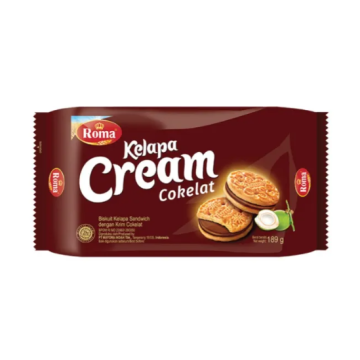 Bánh quy Roma dừa kem sô cô la 186g
