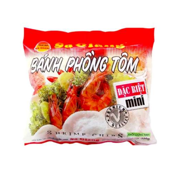 Bánh phồng tôm mini đặc biệt Sa Giang gói 100g
