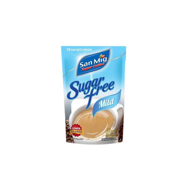 SAN MIG SUPER COFFEE KHÔNG ĐƯỜNG MILD 3IN1 (10 gói × 7g)