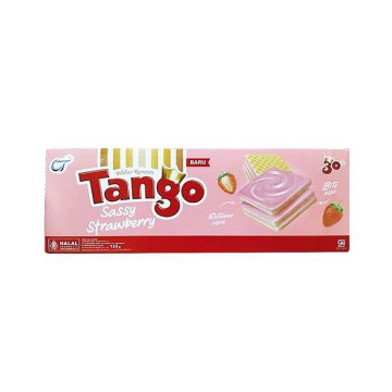 Bánh xốp Tango Sassy vị dâu 133g