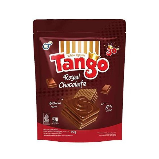 Bánh xốp Tango túi vị sô cô la hoàng gia 115g