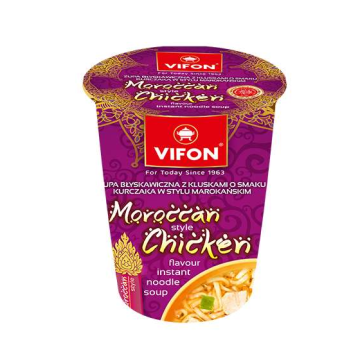 Mì ăn liền vị gà kiểu Ma-rốc Vifon (60g x 8 ly) 