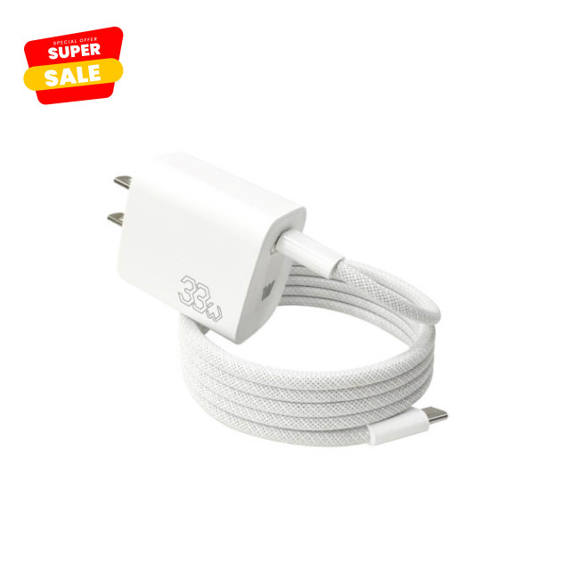 Bộ sạc nhanh cáp từ tính Wephone - Nguồn điện + Cáp sạc từ tính 100W Type C sang Type C (Dài 120cm)